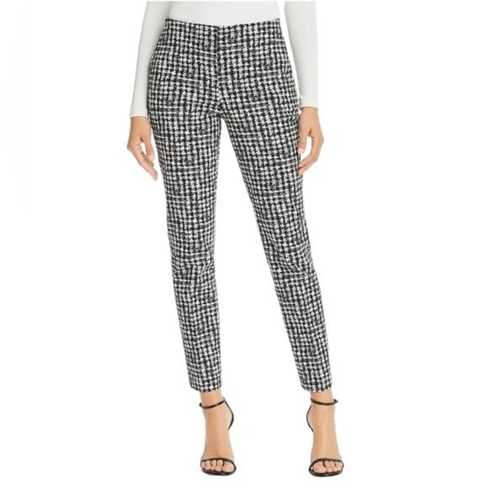 Boss Hugo Boss Tarera Skinny Pants Black White Houndstooth Women’s Size 8 NEW